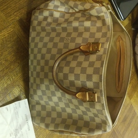 Louis Vuitton Speedy 35 in Damier Azure - Picture 7 of 7